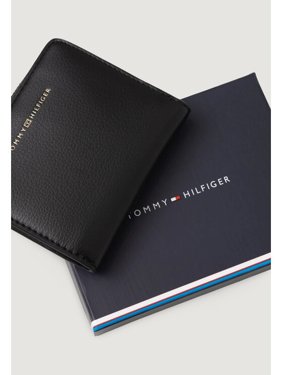 Tommy Hilfiger Tommy Hilfiger Portafoglio TH FLAG COMPACT ZA Nero