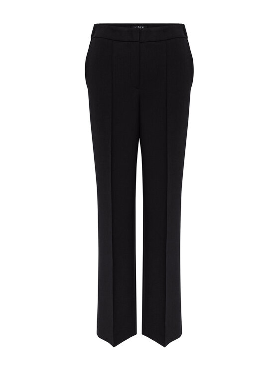 KMX KMX Spodnie materiałowe 809740007 Czarny Straight Fit