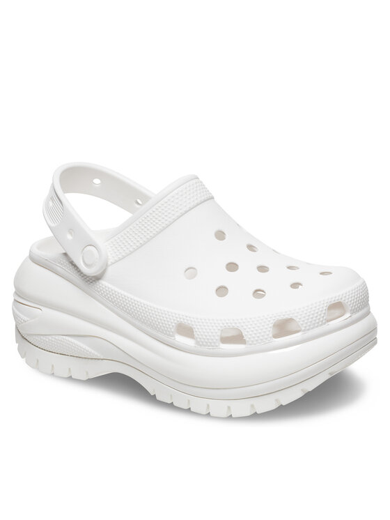Crocs Crocs Klapki Classic Mega Crush Clog 207988 Biały