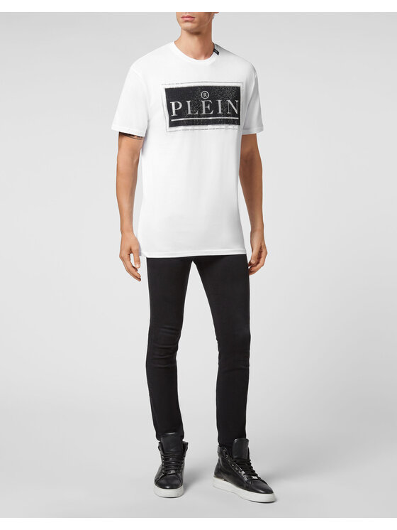 PHILIPP PLEIN PHILIPP PLEIN T-Shirt 22949 Bílá Regular Fit