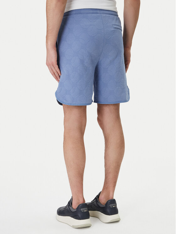 BOSS BOSS Pantaloncini sportivi Member 50558883 Celeste Relaxed Fit