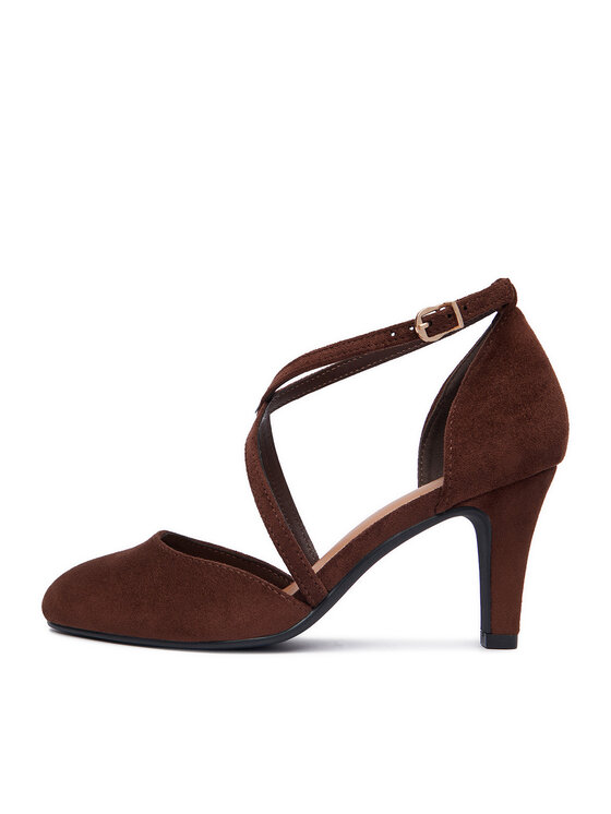 JENNY JENNY Kõrgete kontsadega CEO-R26SS09938 Pruun