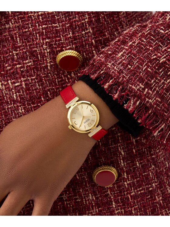 Guess Guess Hodinky GW0614L6 Červená
