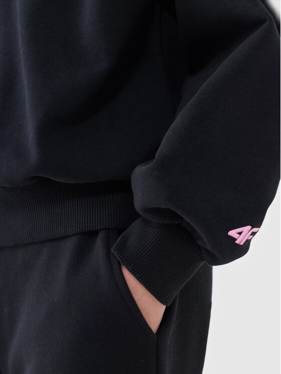 4F 4F Felpa 4FJWSS25TSWSF1479-20S Nero Regular Fit