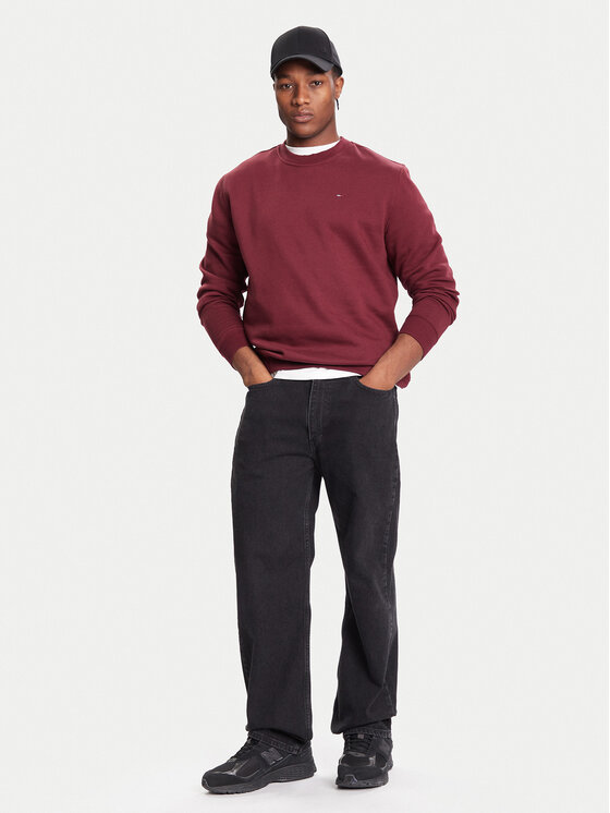 Tommy Jeans Tommy Jeans Felpa DM0DM20741 Bordeaux Regular Fit