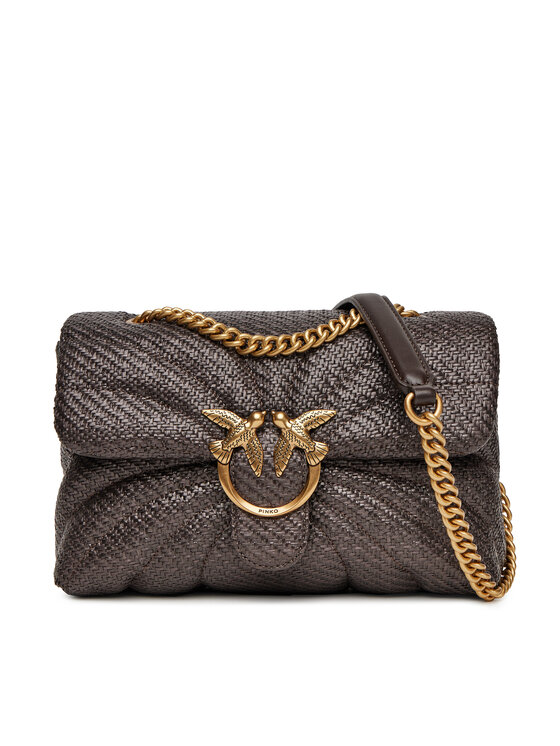 Geantă PINKO Love Puff Classic Cl PE 25 PLTT 100038 A2C8 Maro