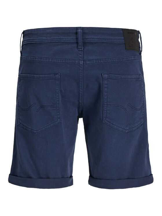 Jack&Jones Jack&Jones Džínsové šortky Rick 12274985 Tmavomodrá Regular Fit