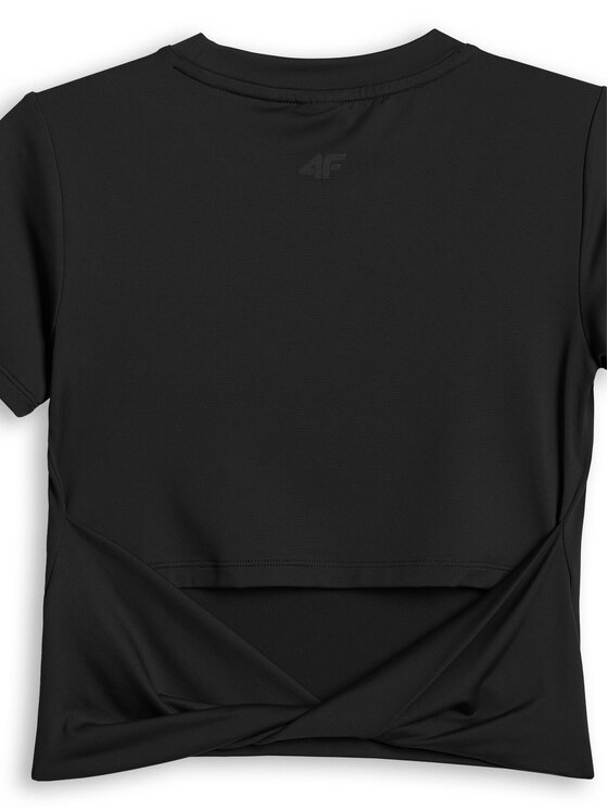 4F 4F T-Shirt EVERYWEAR Czarny Slim Fit