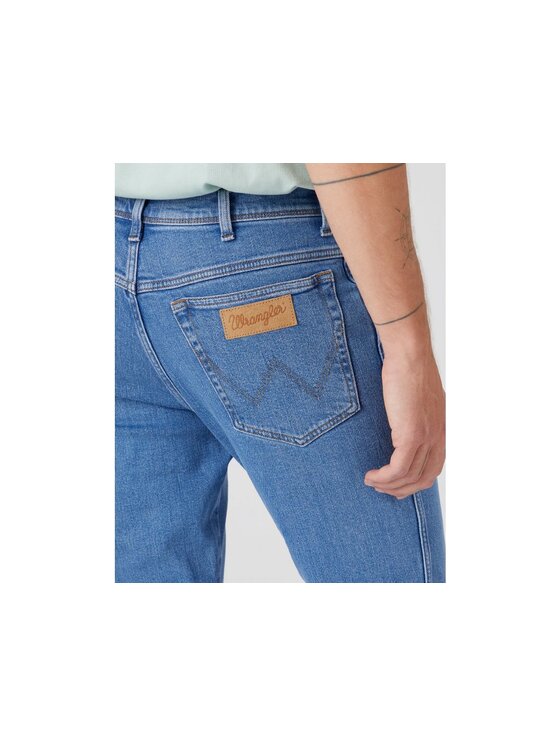 Wrangler Wrangler Jeansy TEXAS SLIM Niebieski Slim Fit
