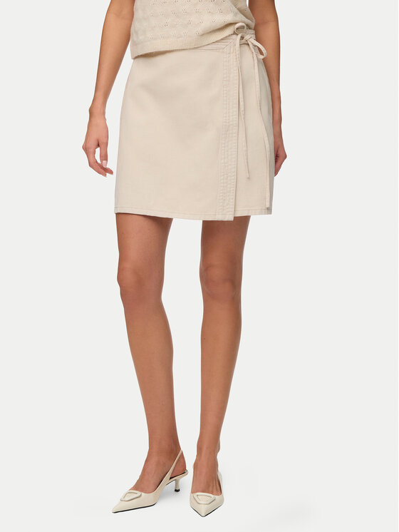 Vero Moda Vero Moda Gonna di jeans Liza 10332535 Beige chiaro Regular Fit