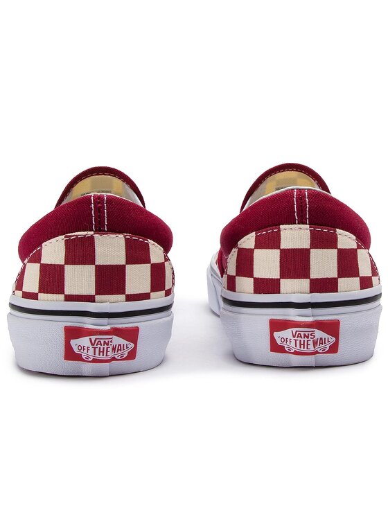 Vans Vans Sneakers aus Stoff Classic Slip-On VN0A38F7VLW1 Dunkelrot