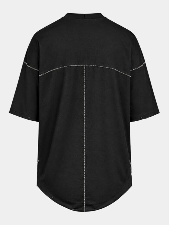 MADE BY SOCIETY MADE BY SOCIETY T-Shirt Interlock - T18021 Czarny Basic Fit
