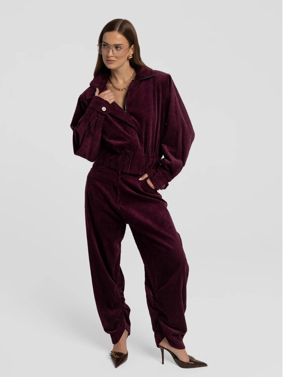 MANDRAGORA MANDRAGORA Bomber Barro Bordeaux Regular Fit