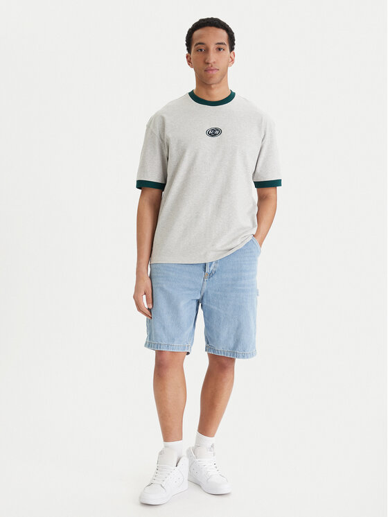 DC Shoes DC Shoes Tricou The Score EDYKT03538 Gri Regular Fit