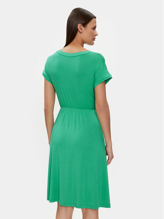 Liu Jo Liu Jo Rochie de zi VA4112 JS360 Verde Regular Fit