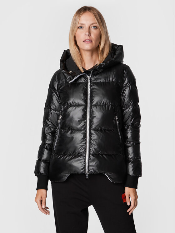 Diego M Diego M Μπουφάν χειμωνιάτικο 22IP-R269 Μαύρο Regular Fit