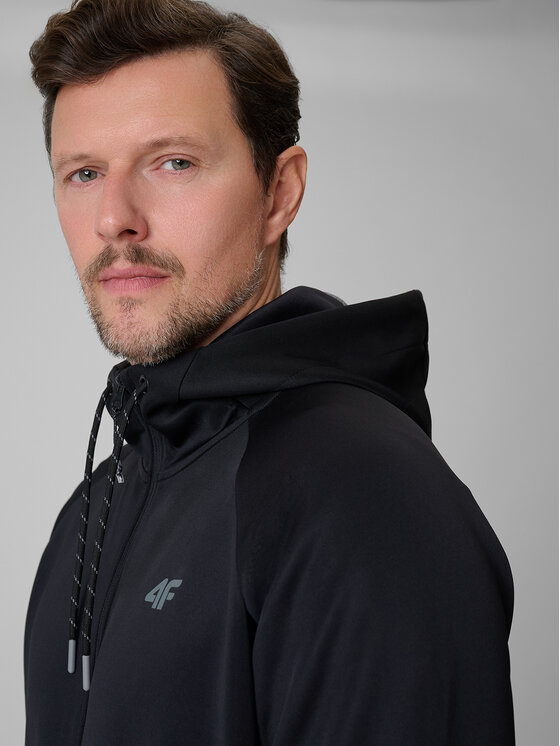 4F 4F Bluza VICTORY PACK Czarny Regular Fit