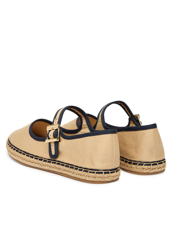 Tommy Hilfiger Tommy Hilfiger Espadrillas Buckle Maryjane Espadrille FW0FW09239 Marrone