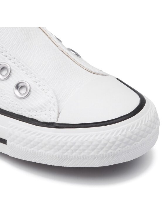 White converse slip on store