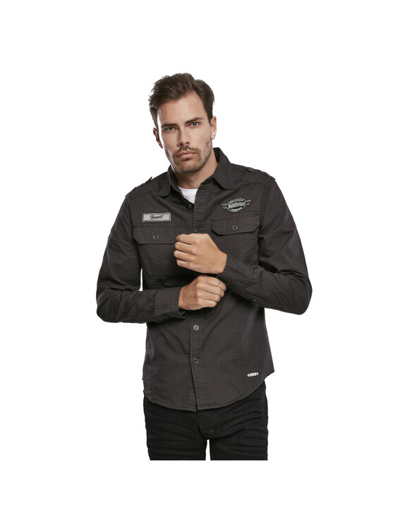 Brandit Brandit Koszula 4023.2 Czarny Regular Fit