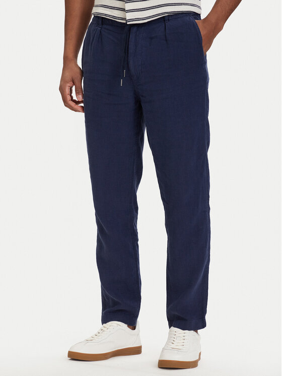 Polo Ralph Lauren Polo Ralph Lauren Pantaloni din material 710940611001 Bleumarin Tapered Fit