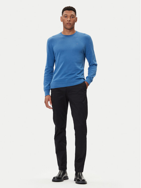 Calvin Klein Calvin Klein Chino hlače LV040EM633 Črna Slim Fit
