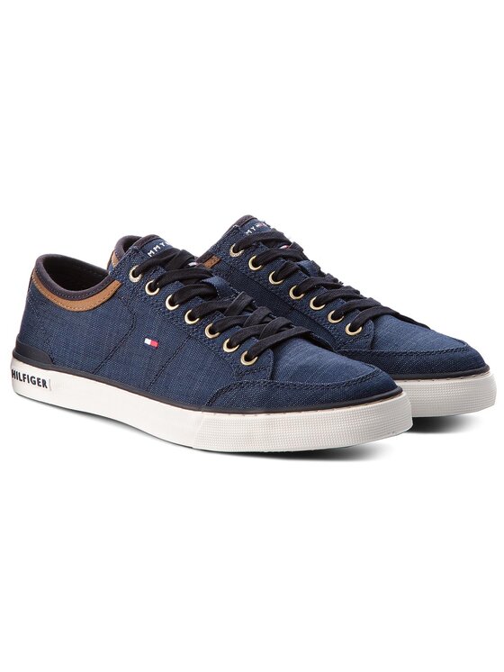 Tommy Hilfiger Tommy Hilfiger Sneakers Core Material Mix Sneaker FM0FM01332 Blu scuro