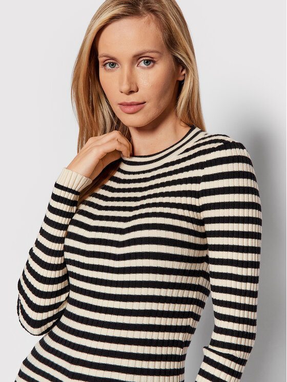 Pieces Pieces Džemper Crista 17115047 Bež Slim Fit