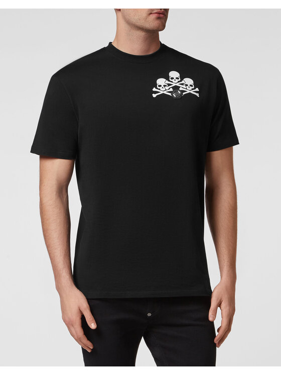 PHILIPP PLEIN PHILIPP PLEIN T-Shirt 209 Czarny Regular Fit