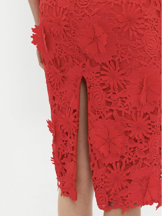 BARDOT BARDOT Abito da cocktail 59747DB Rosso Regular Fit