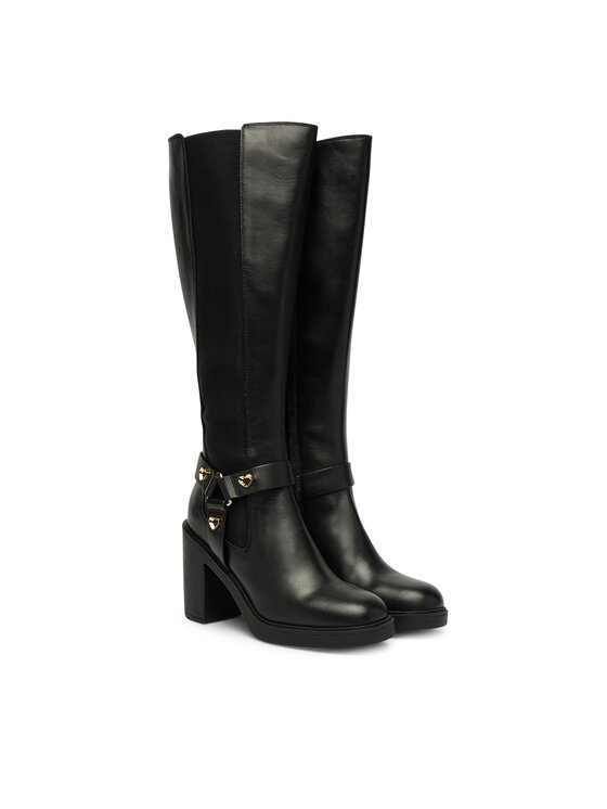 LOVE MOSCHINO LOVE MOSCHINO Kozaki JA2608AG0NIA0000 Czarny