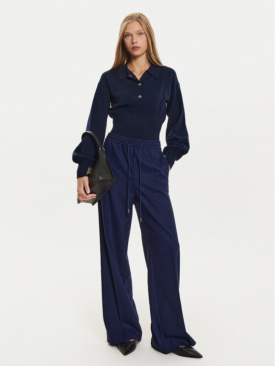 BOSS BOSS Spodnie dresowe Tavite1 50528604 Granatowy Relaxed Fit
