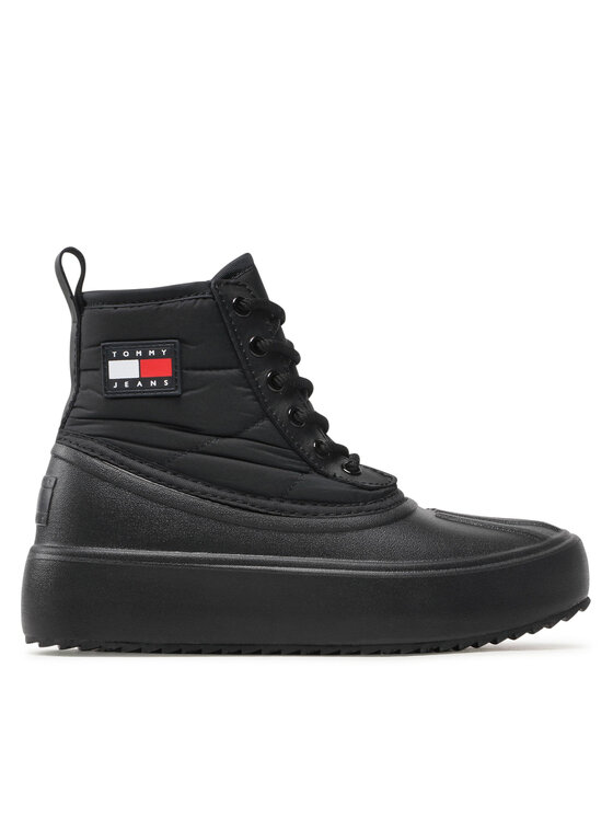 Tommy Jeans Tommy Jeans Trzewiki Fashion Boot EN0EN01912 Czarny