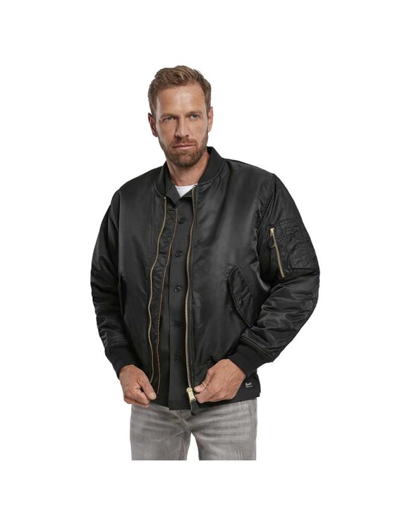 Brandit Brandit Kurtka bomber 3149.2.M Czarny Regular Fit