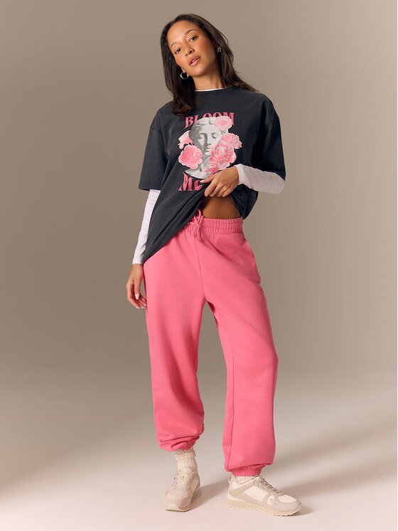 4F 4F T-Shirt 4FRSS26TTSHF3699-20S Czarny Loose Fit