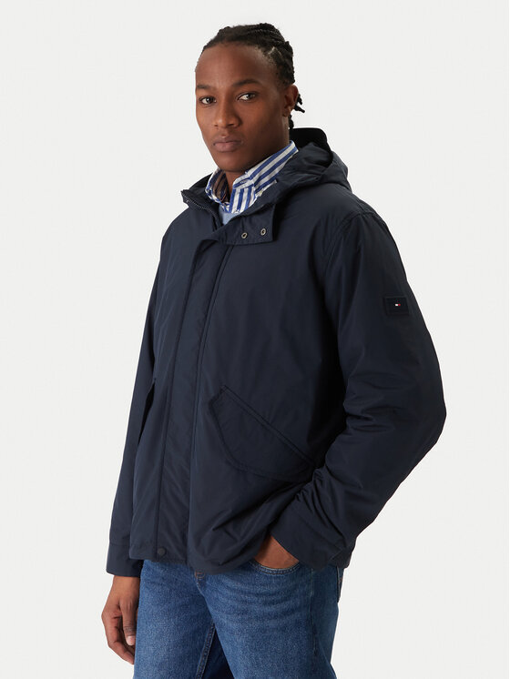 Tommy Hilfiger Tommy Hilfiger Преходно яке MW0MW42563 Тъмносин Regular Fit