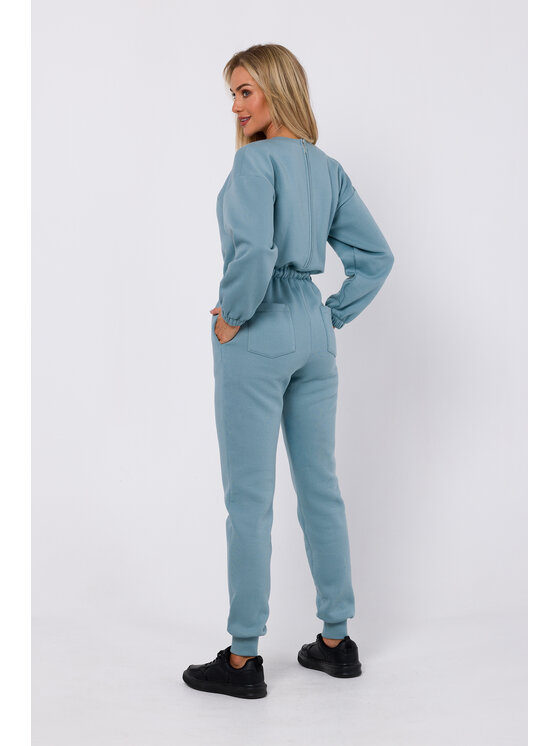 Made of Emotion Made of Emotion Overal M763 Modrá Modern Fit