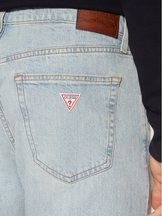 Guess Jeans Guess Jeans Jeansy M4YA1B D5DO1 Niebieski Regular Fit