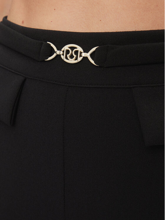 Rinascimento Rinascimento Spodnie materiałowe CFC0117520003 Czarny Bootcut Fit