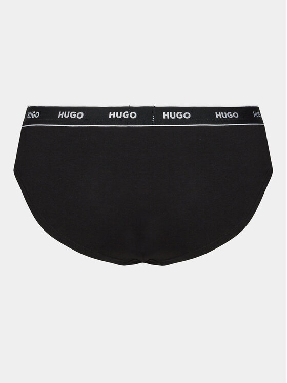 HUGO Hugo Klasične spodnje hlačke Brief Stripe 50510624 Črna