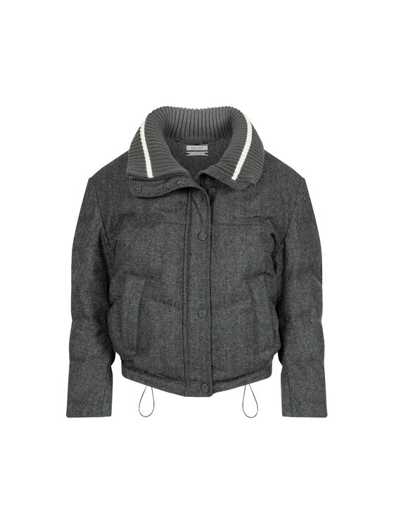 Deni Cler Milano Deni Cler Milano Kurtka przejściowa T-DC-9072-F5-90-80-1 Szary Regular Fit