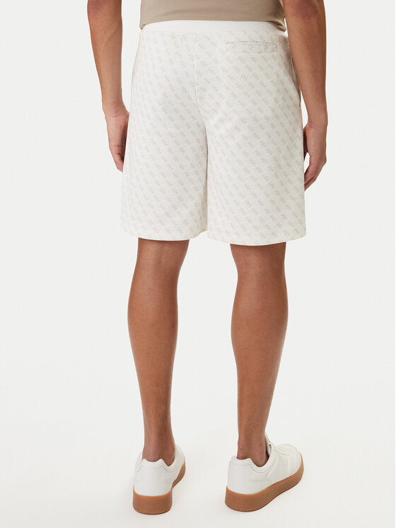 Guess Guess Pantaloni scurți sport Z4YD03 K7122 Écru Regular Fit
