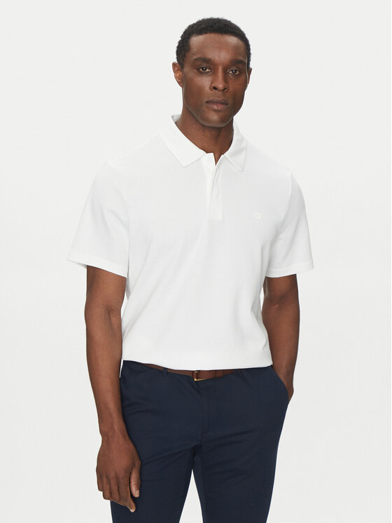 Męskie Polo Michael Kors, Rozmiar L, Białe, CS552GZH5J