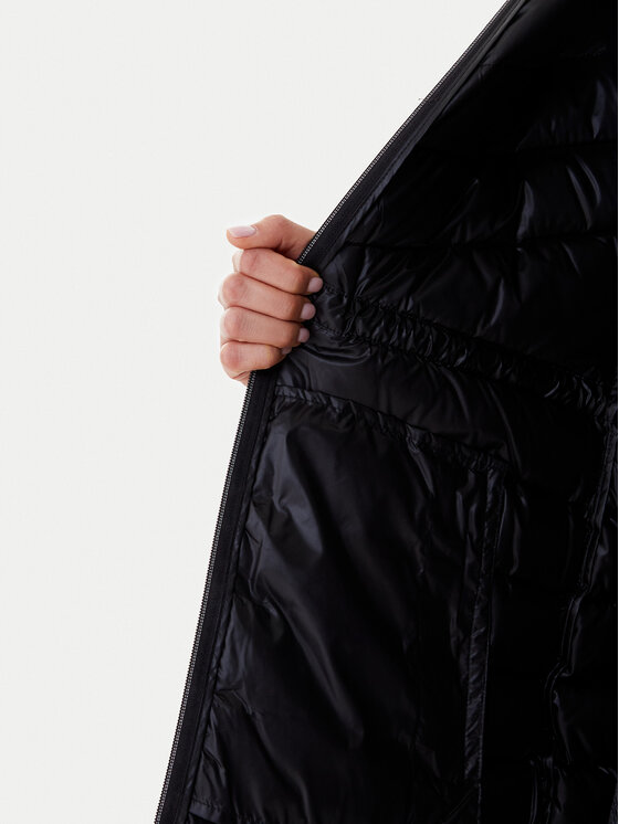 DKNY DKNY Ziemas mētelis DLEMPV38 Melns Slim Fit
