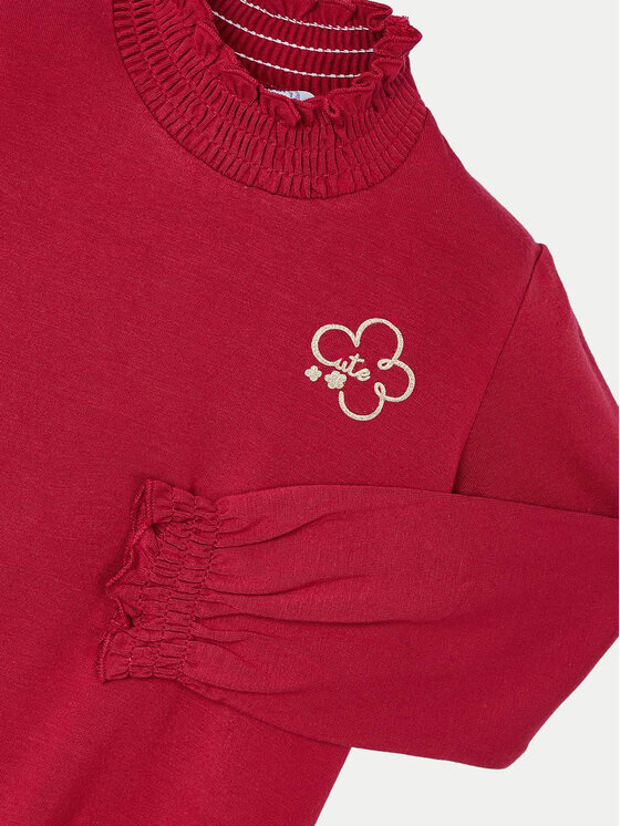 Mayoral Mayoral Bluza 145 Rdeča Regular Fit
