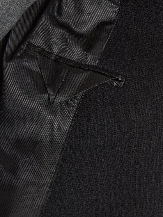 IVY OAK IVY OAK Μάλλινο παλτό Clemence IO111135 Μαύρο Regular Fit
