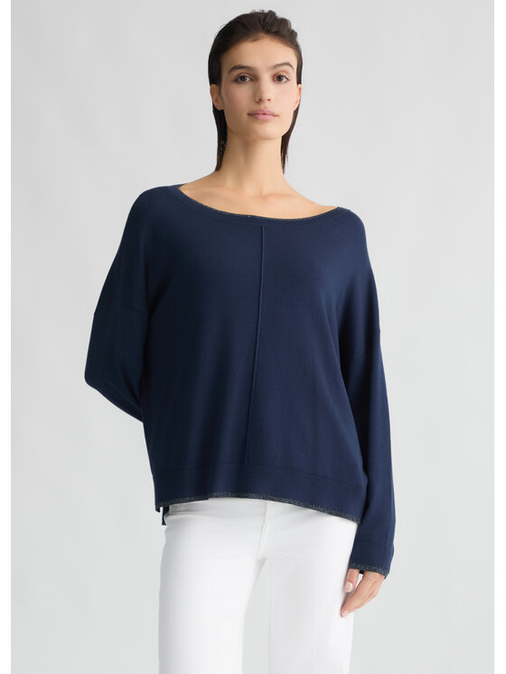 Sweter, rozmiar XS, Błękitny, WXX054MS49I93921