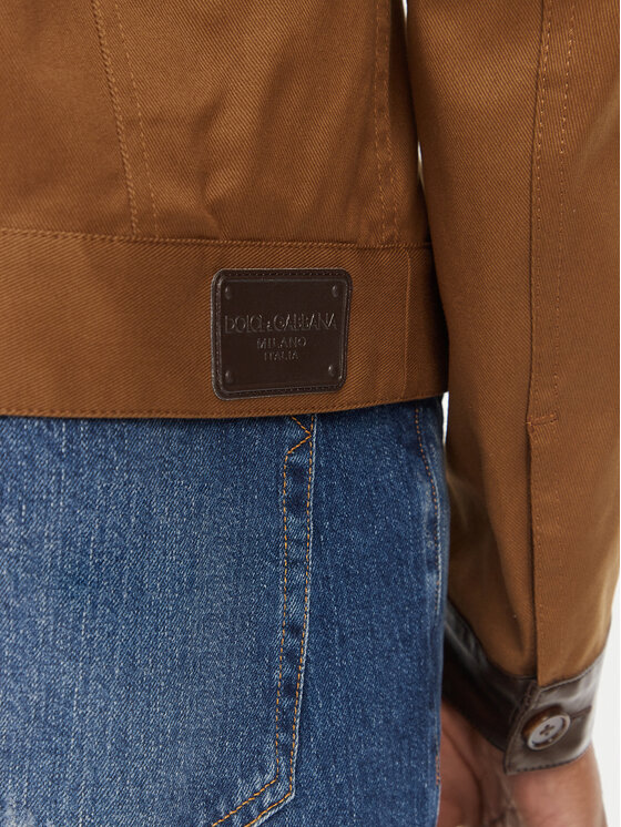 Dolce&Gabbana Dolce&Gabbana Prechodná bunda G9BJFT GI513 Hnedá Regular Fit