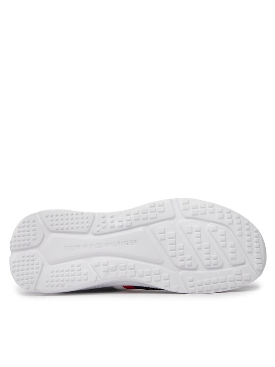Tommy Hilfiger Tommy Hilfiger Sportcipők Modern Runner Knit Stripes Ess FM0FM04798 Sötétkék