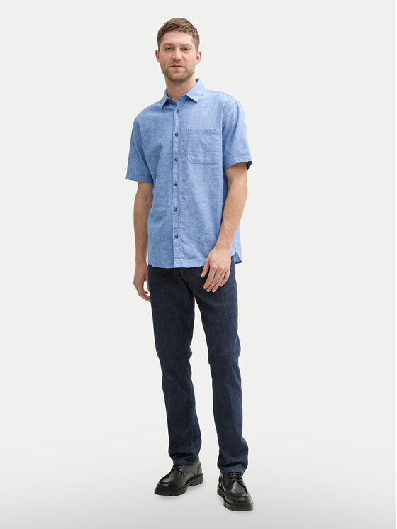 Tom Tailor Tom Tailor Krekls 1045098 Zils Regular Fit